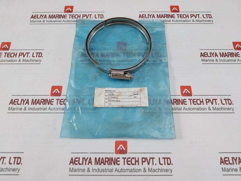 Man 51704-08 V-profile Clamp L27/38