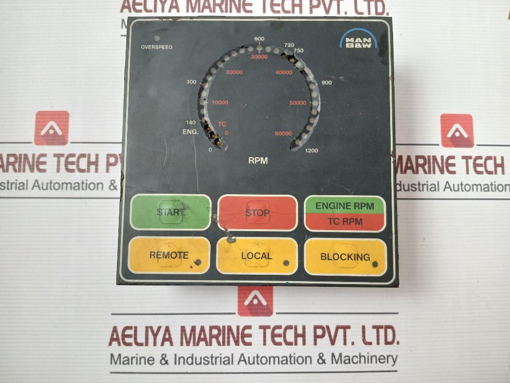Man B&W Rpm 0-1200 Rpm 24Vdc Indicator
