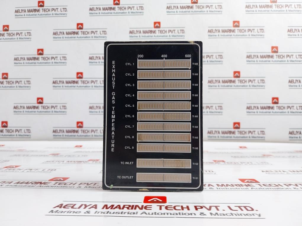 Man B&W Exhaust Gas Temperature Hmi Panel 200-400-600