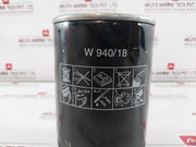 Mann Filter W 940/18 Oil Filter Micro Top