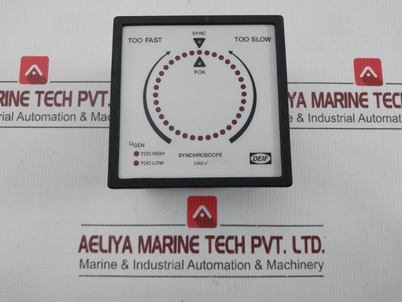 Marine Synchroscope 230v Brand In Deif Csq-2