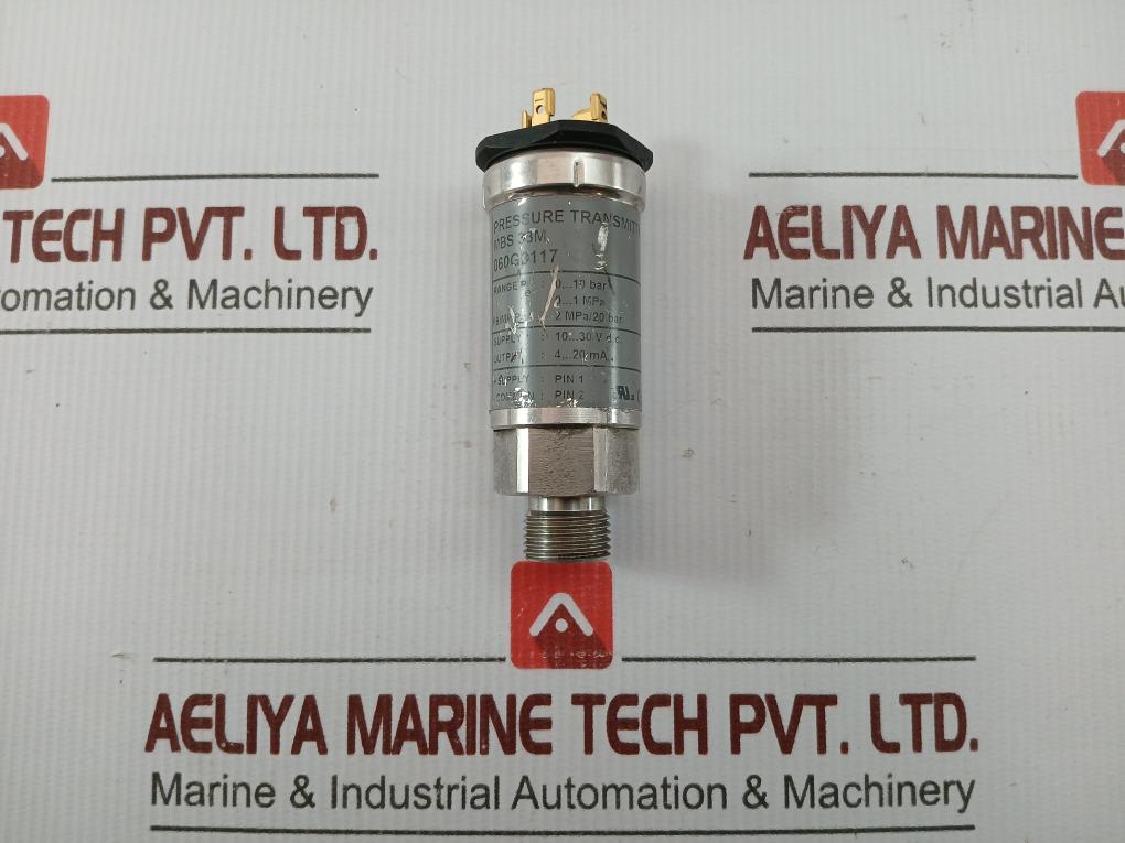 Used Condition Pressure Transmitter 0-10 Bar Mbs 33m Brand Danfoss