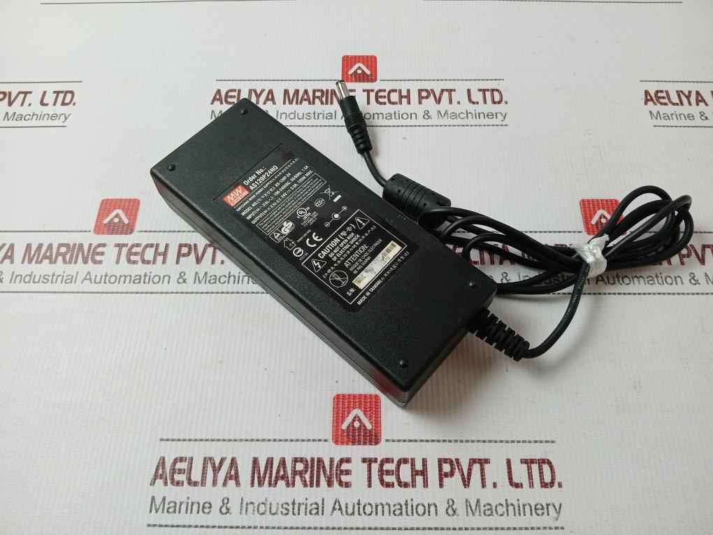 Mean Well As-120P-24 Desktop Ac Adapter 100-240Vac/50-60Hz