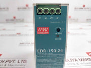 Mean Well Edr-150-24 Power Supply 75°C 200-240Vac 1.65A 50/60Hz