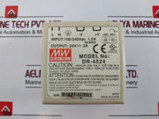 Mean Well Power Supply Dr-4524 Input: 100-240Vac 50/60Hz 1.5A Output: 24Vdc 2A U