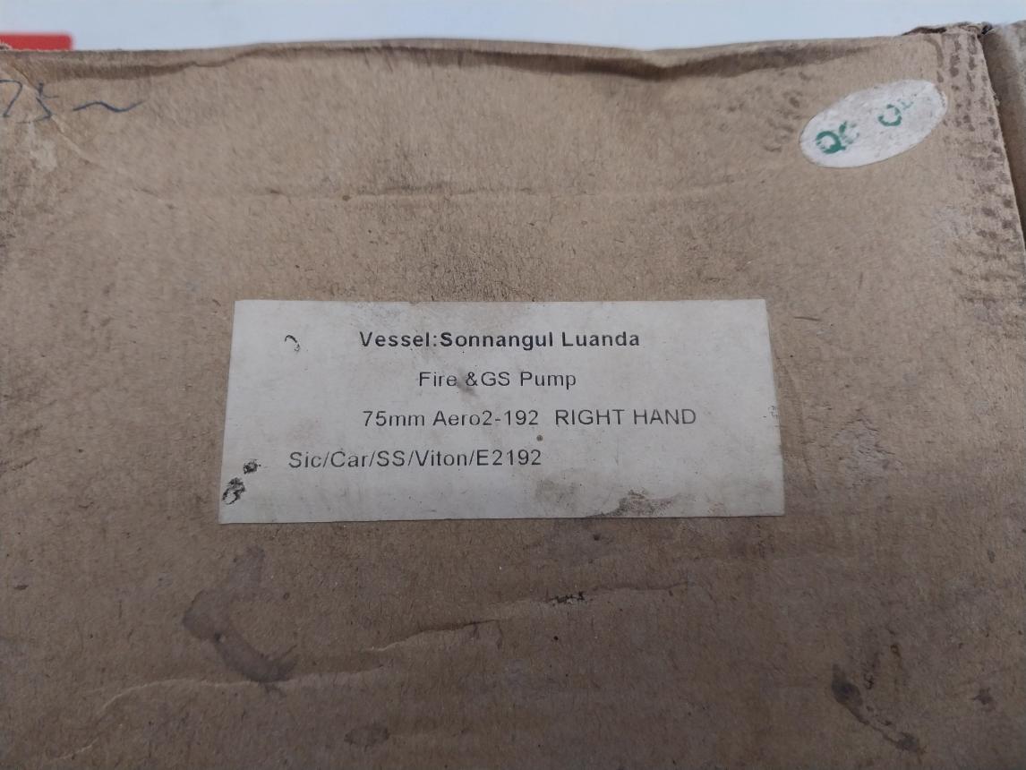 Mechanical Seal Set 75Mm Aero 2-192 Fire &amp; Gs Pump