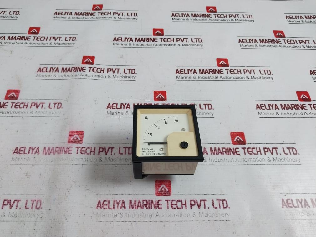 Meco 0-20A Ac Rectifier Scale Ammeter M722532/5