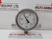 Mei En 837-1 Manometer Pressure Gauge -1 To 1.5 Bar 1907050089