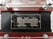 Meisei Denki 74750782-03 Transformer 50Va 1Ph 200-220V/19-20V 50/60Hz