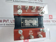 Meisei Denki Transformer 200-220V/22-24V 50Va 1 Ph 50.60Hz 1.5 Kv