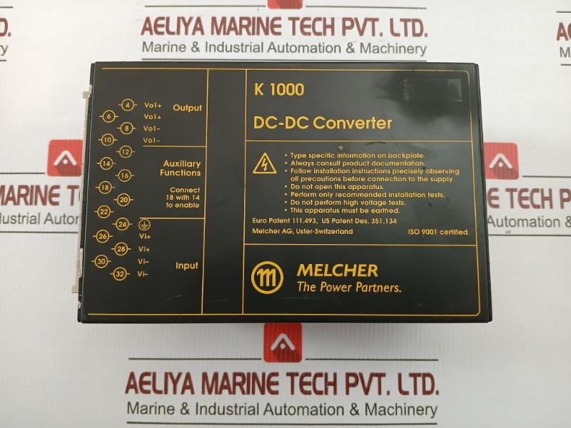 Melcher K 1000, Dc-Dc Converter 14…70 V
