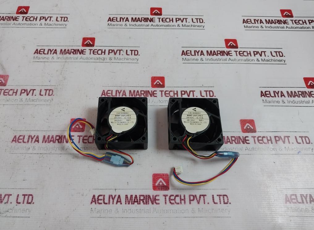 Melco Technorex Ca1638H01 3-wire Cooling Fan, 24Vdc 0.10A