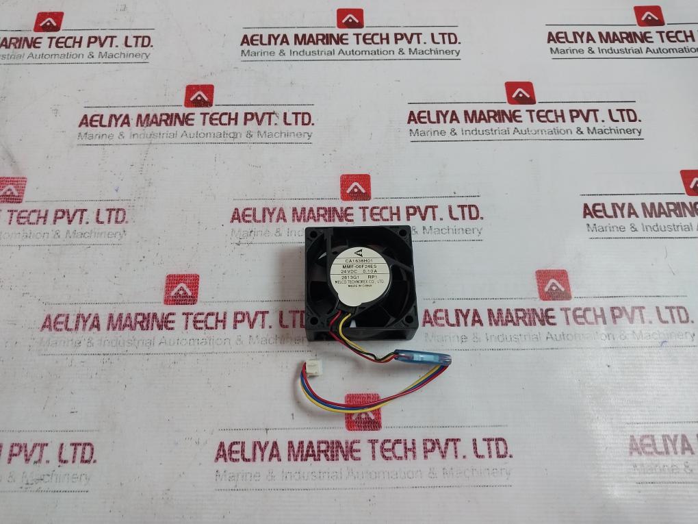Melco Technorex Ca1638H01 3-wire Cooling Fan, 24Vdc 0.10A