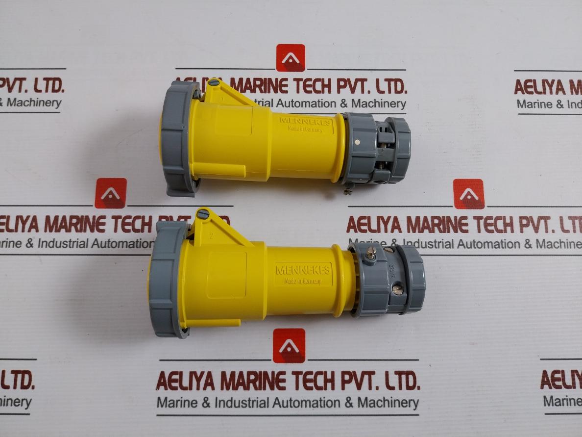 Mennekes 3859Rs Yellow Cable Mount Industrial Power Socket Ip 67