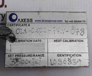 Mercer 91-m2D63P1641 Pressure Relief Valve 3500 Psi