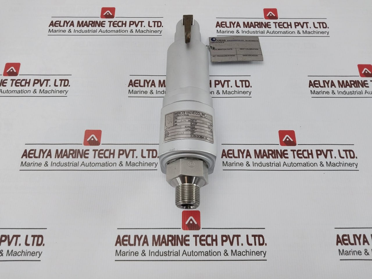 Mercer Valve 91-m2D63P1641 3/4-inch Safety Relief Valve 3500Psi Crn 0G8841.5C R1