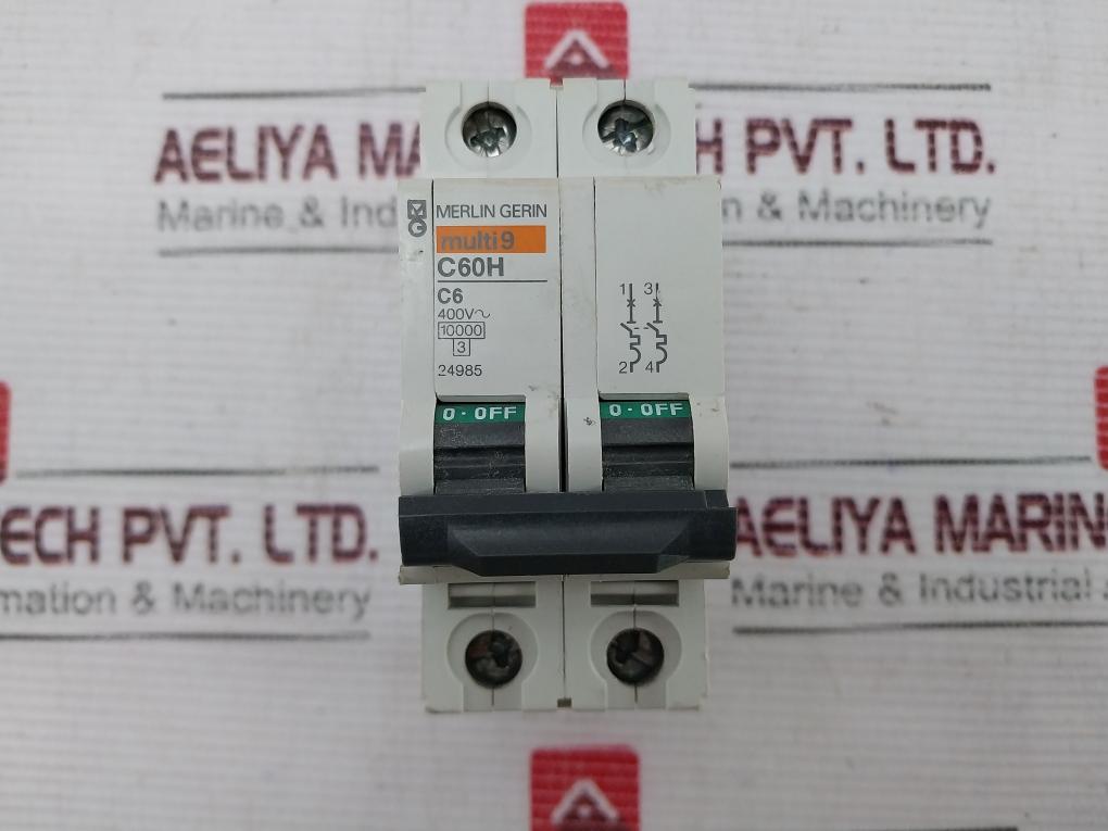 Merlin Gerin C60H Circuit Breaker Used
