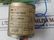 Merlin Gerin Mn-u Undervoltage Release Mp Breaker Accessory 240V-60Hz-20Va