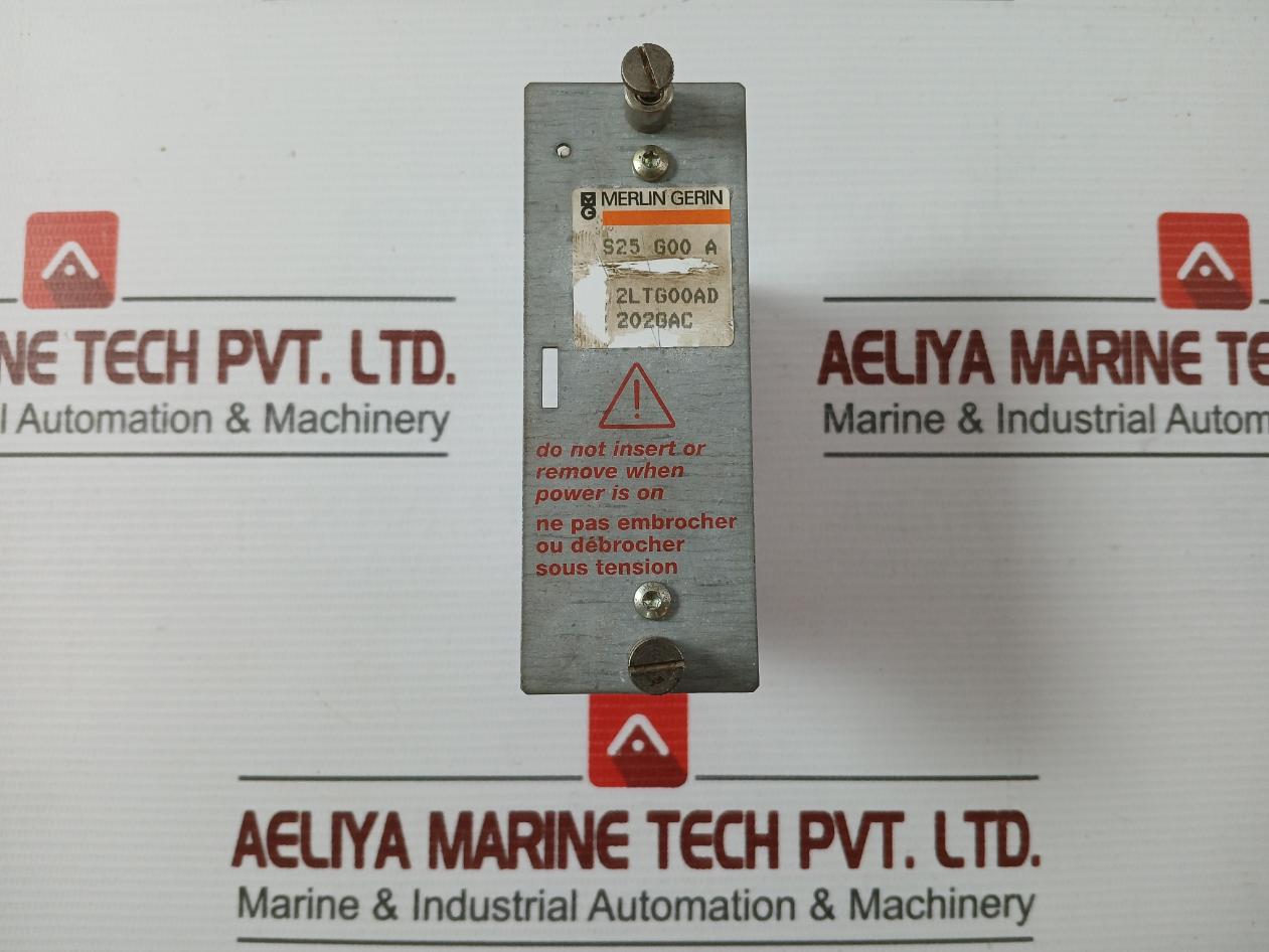 Merlin Gerin S25 G00 A Protection Relay Module Ver 001