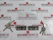 Metal Crafts Brass Main Door Locks Lever With 4 Key For Bedroom Lock Door