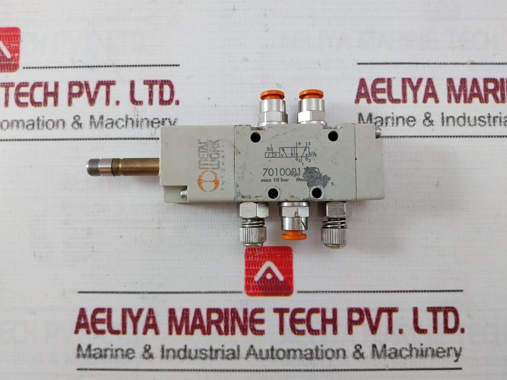 Metal Work Pneumatic 7010021 Directional Control Pneumatic Valve 10Bar 2W