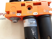 Metal Work Pneumatic 18Bar 50°C Semi-autodrain Frl