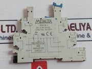 Metaltex Prt8-1 Relay Base 6-24V Ac/Dc Used