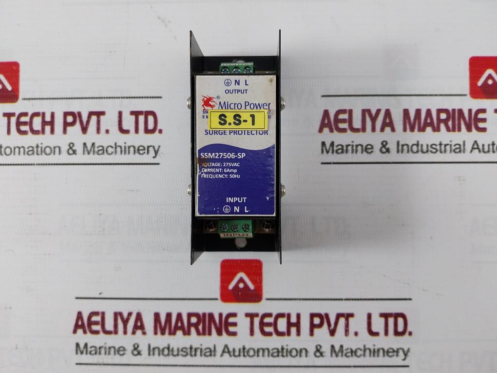 Micro Power Ssm27506-sp Surge Protector 275Vac 6Amp 94V-0