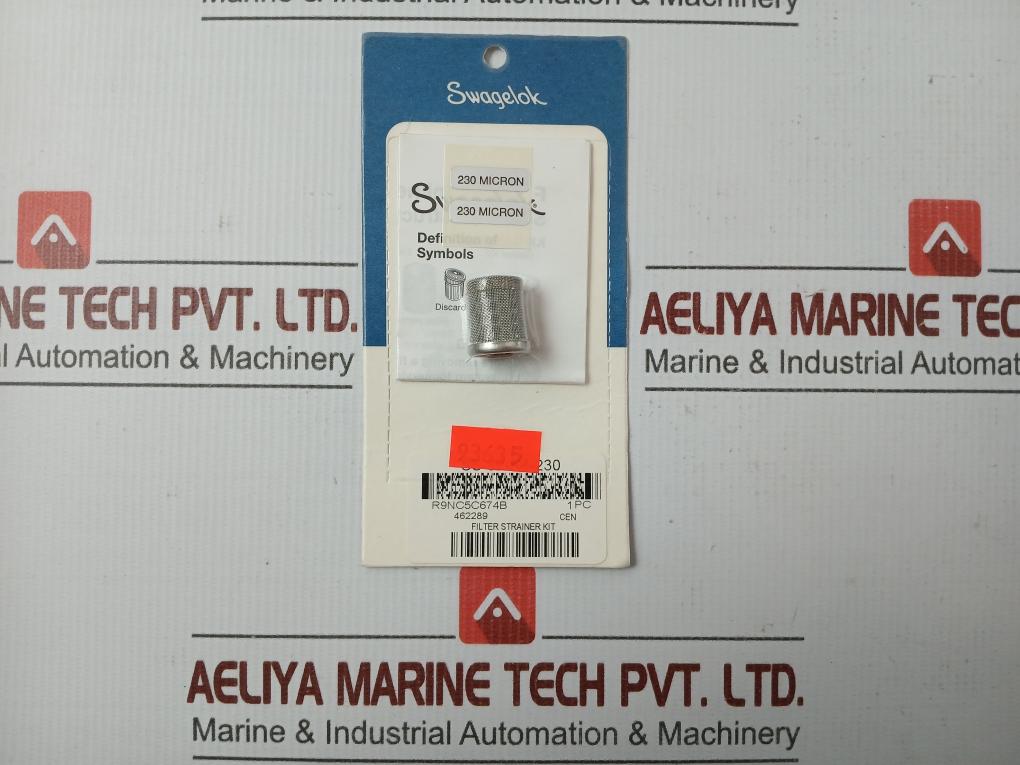 Micron Filter Strainer For Series By Swagelok Ss-8f-K4-230