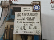 Mini Time Relay 50/60hz 220v E.Dold & Sohne Aa7616.24
