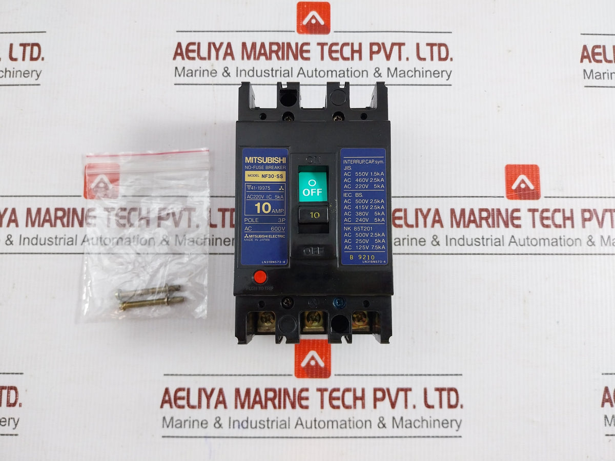 Mitsubishi-Electric-No-Fuse-Circuit-Breaker-Nf30-Ss-Ac600v-10amp-3p-1