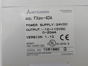 Mitsubishi-Electric-Programmable-Controller-24vdc-Version-1-10-Fx2n-4da-8