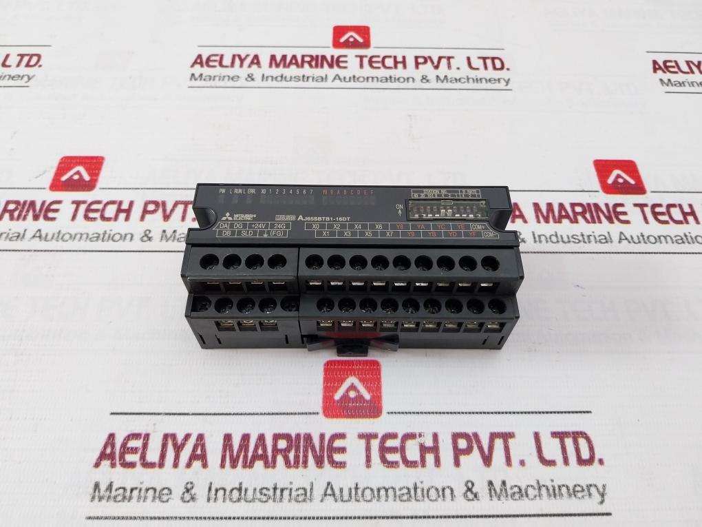 Mitsubishi Electric Aj65Sbtb1-16Dt Melsec Cc-link Input/Output Unit 24Vdc 7Ma