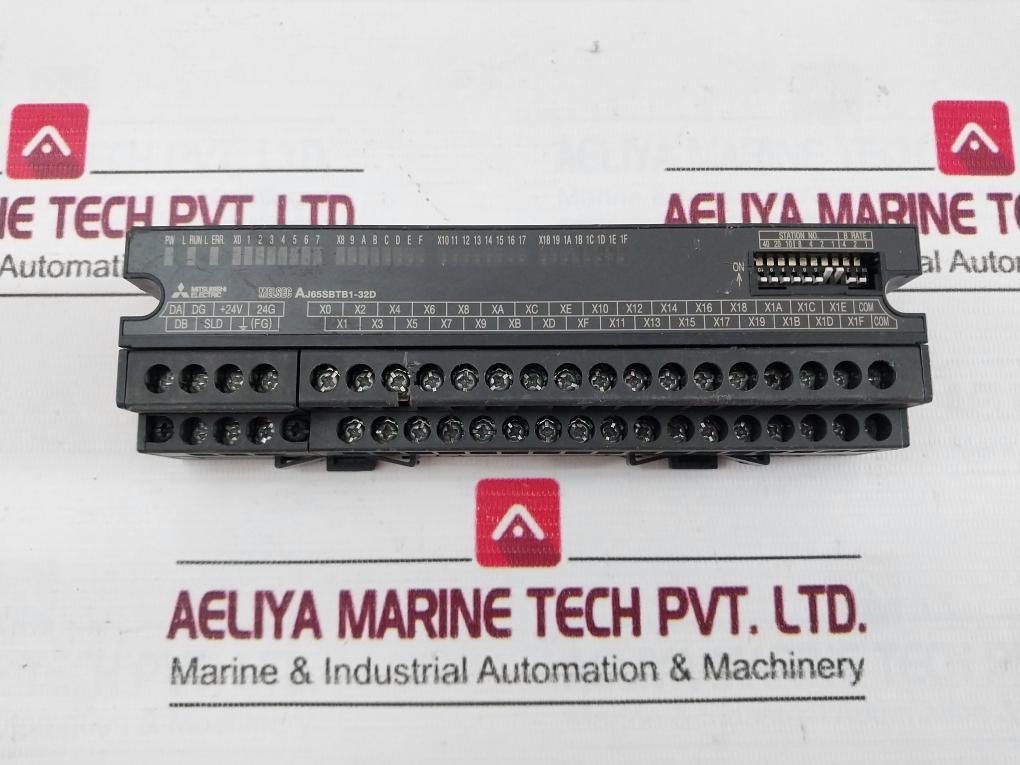 Mitsubishi Electric Aj65Sbtb1-32D Cc-link Digital Input Unit Module 24Vdc 7Ma
