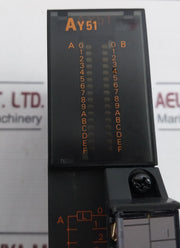 Mitsubishi Electric Ay51 Plc Digital Output Unit Module Dc12/24V 0.5A