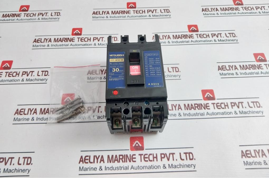 Mitsubishi Electric Nf50-ss No-fuse Breaker 30 Amp Ac 600V