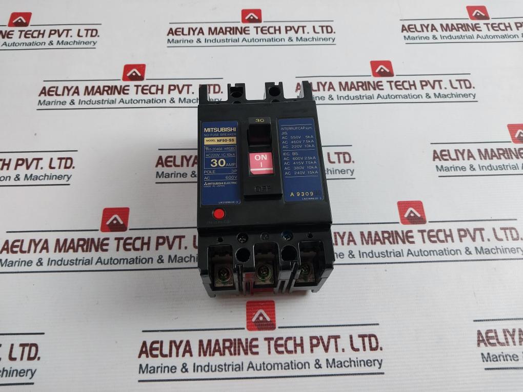Mitsubishi Electric Nf50-ss No-fuse Breaker 30 Amp Ac 600V