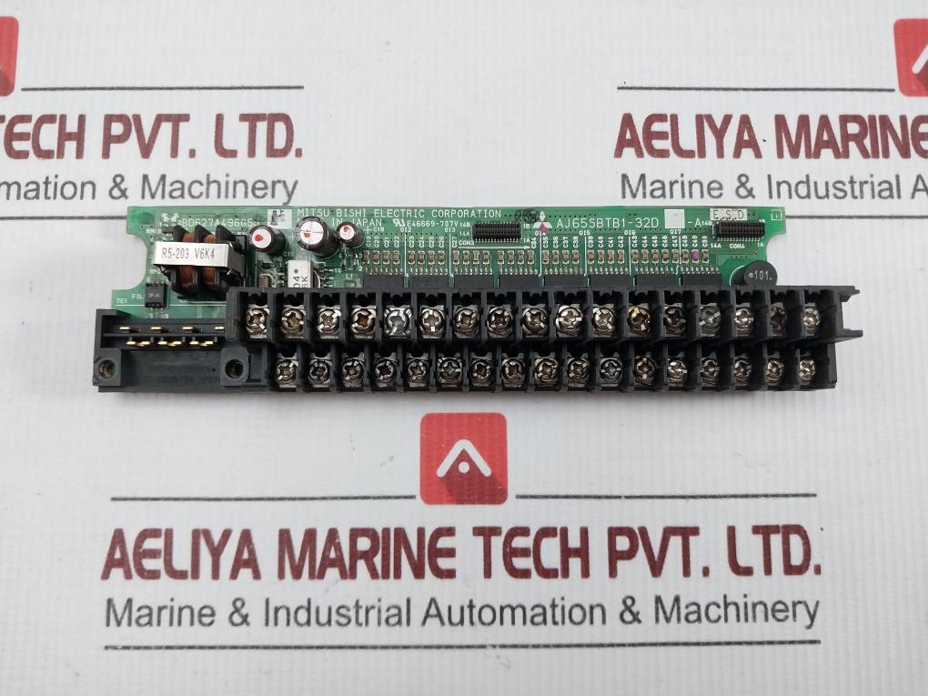 Mitsubishi Electric Terminal Module Part No Aj65sbtb1-32d-A