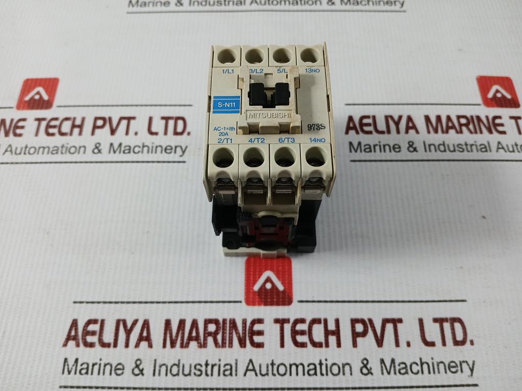 S-N11 Magnetic Contactor By Mitsubishi 20a 100-110v 60hz