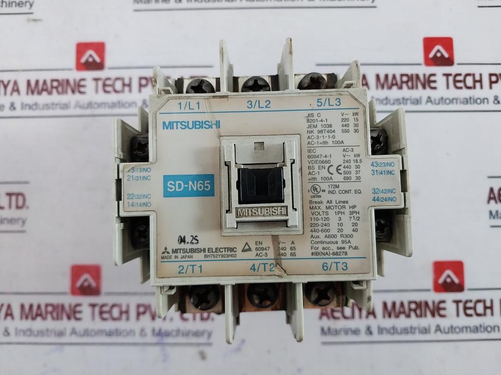 Mitsubishi Sd-n65 Magnetic Contactor 