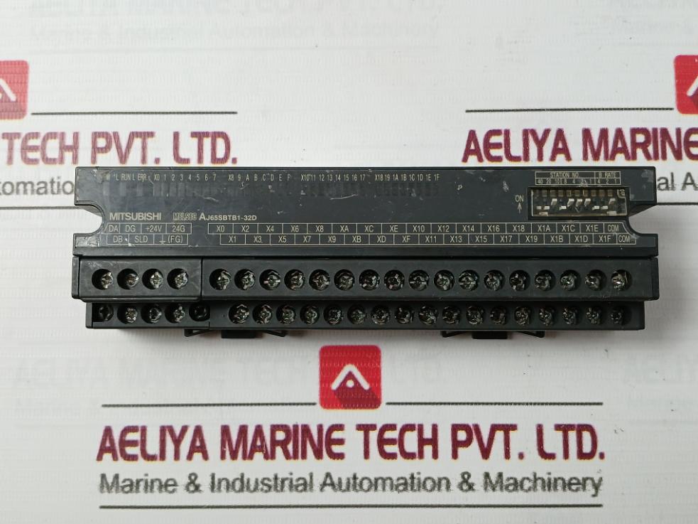 Mitsubishi Electric Aj65Sbtb1-32D Plc Cc-link Compact I/O Module 24Vdc 7Ma.