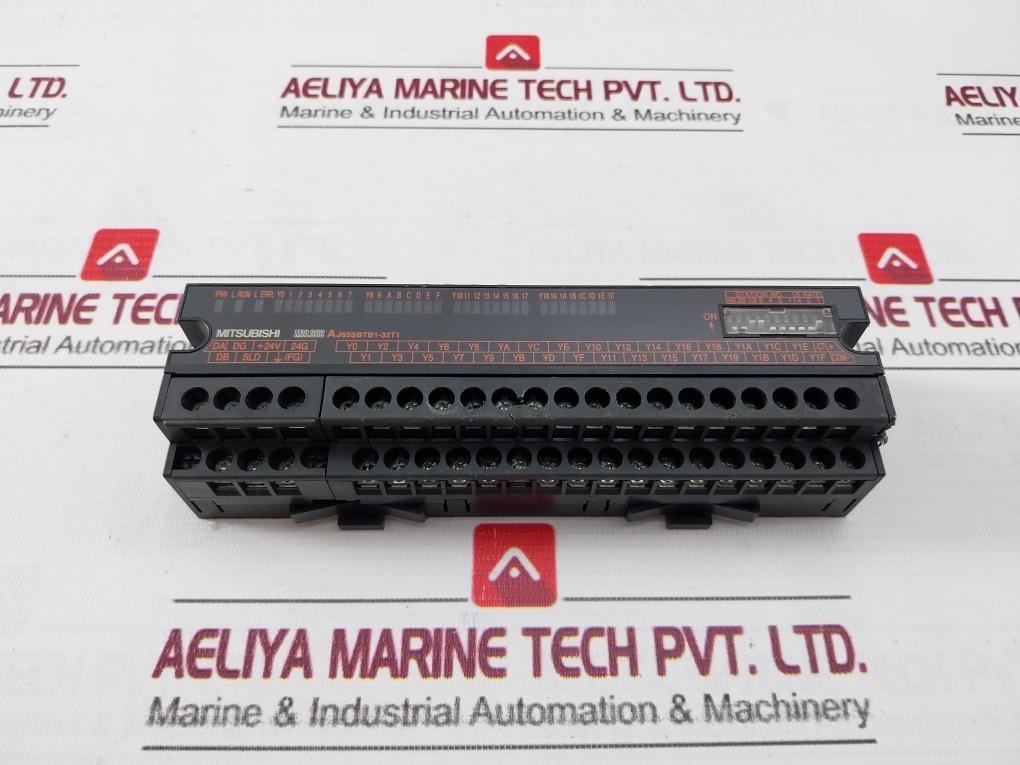 Mitsubishi Electric Aj65Sbtb1-32T1 Plc Cc-link Compact I/O Module 24Vdc 65Ma.