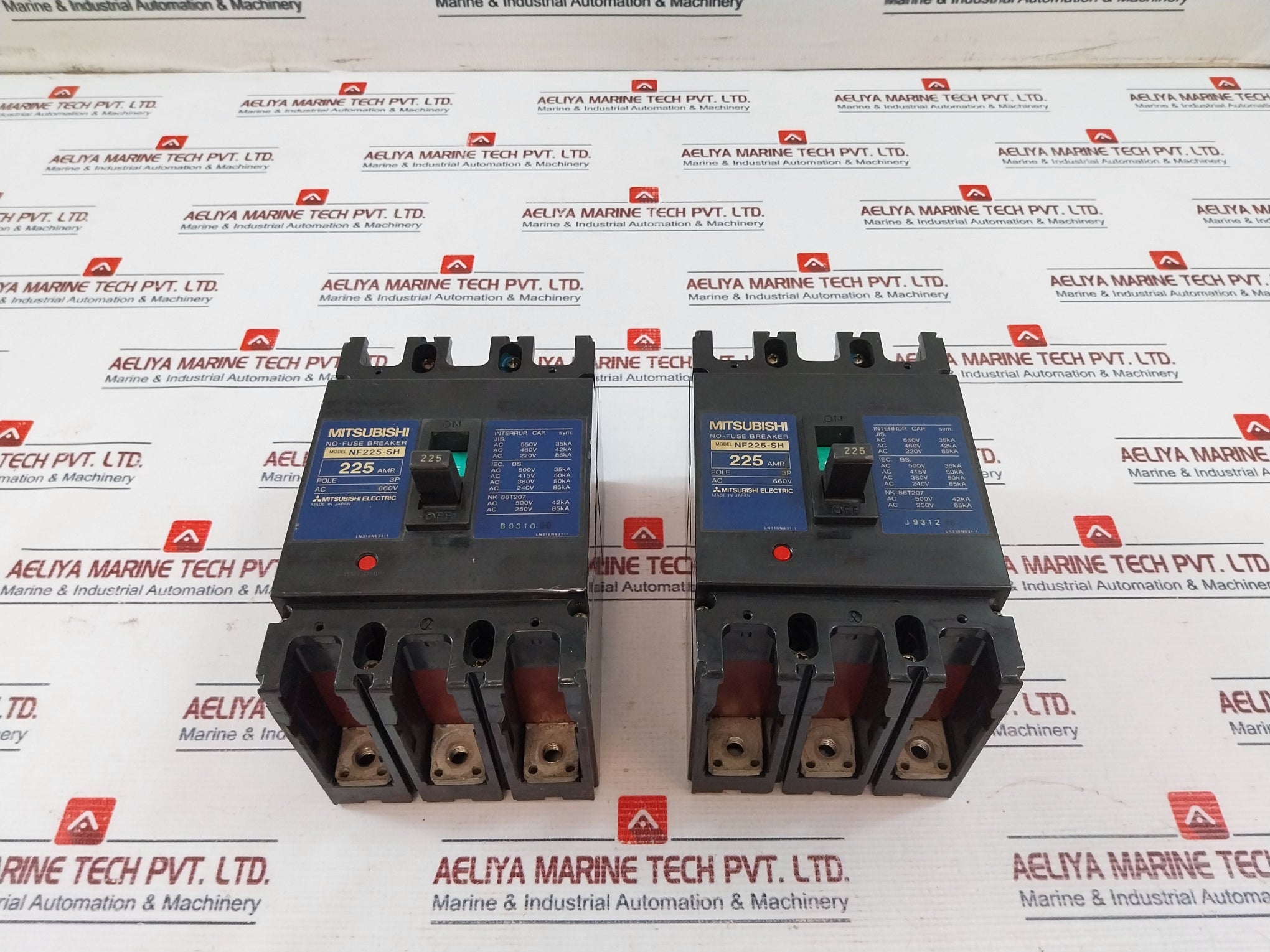 Mitsubishi Electric Nf225-sh No-fuse Breaker 225Amp 660V 3Pole