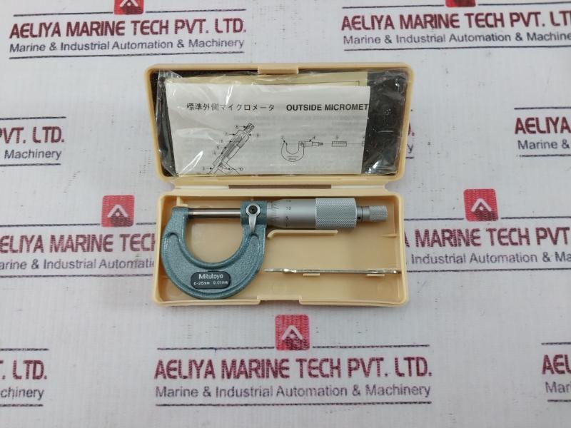 Mitutoyo 103-137 M110-25 Outside Micrometer 0-25Mm 0.01Mm  