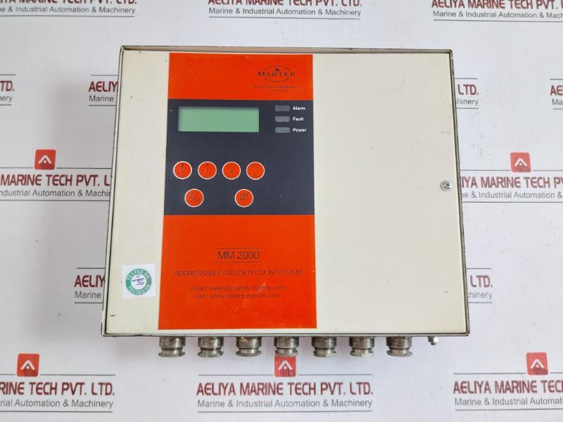 Mm 2000 Addressable Gas Detection System Controller 230v Ac By Martek