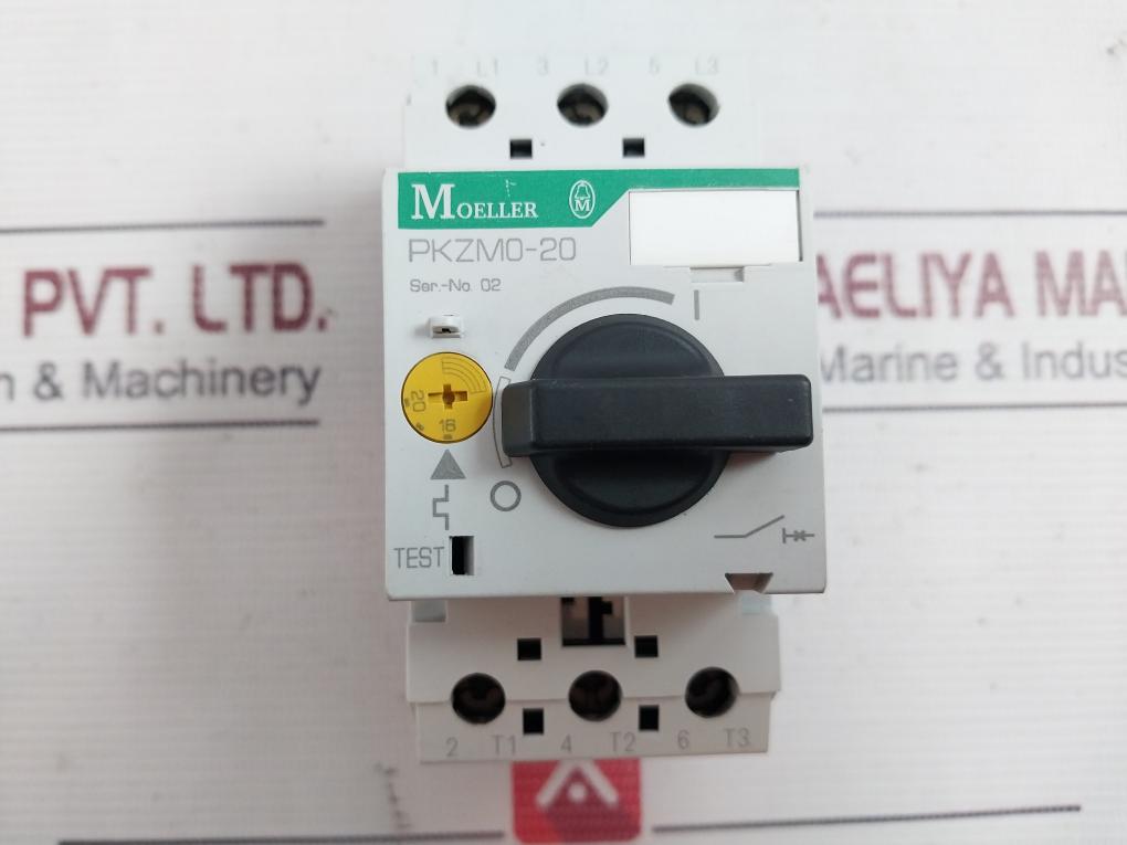 Moeller Pkzm0-20 Thermal Magnetic Circuit Breaker 50/60Hz