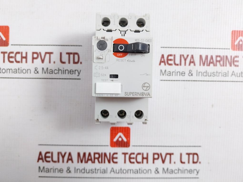 Mog-S1-0400 Motor Protection Circuit Breaker By L&T 690v 50/60hz