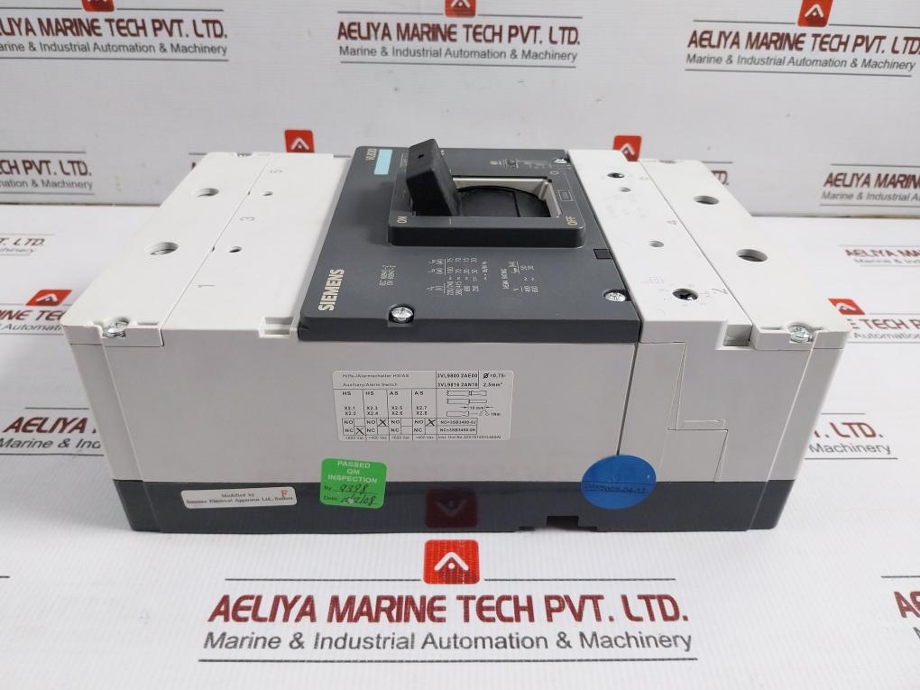Molded Case Circuit Breaker 50/60hz, 3vl5763-2dc36-0ae1 By Siemens