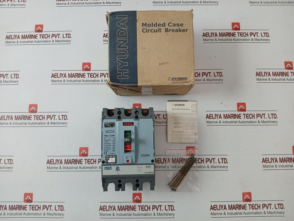 Molded Case Circuit Breaker 60a Brand In Hyundai Hibl 103nt