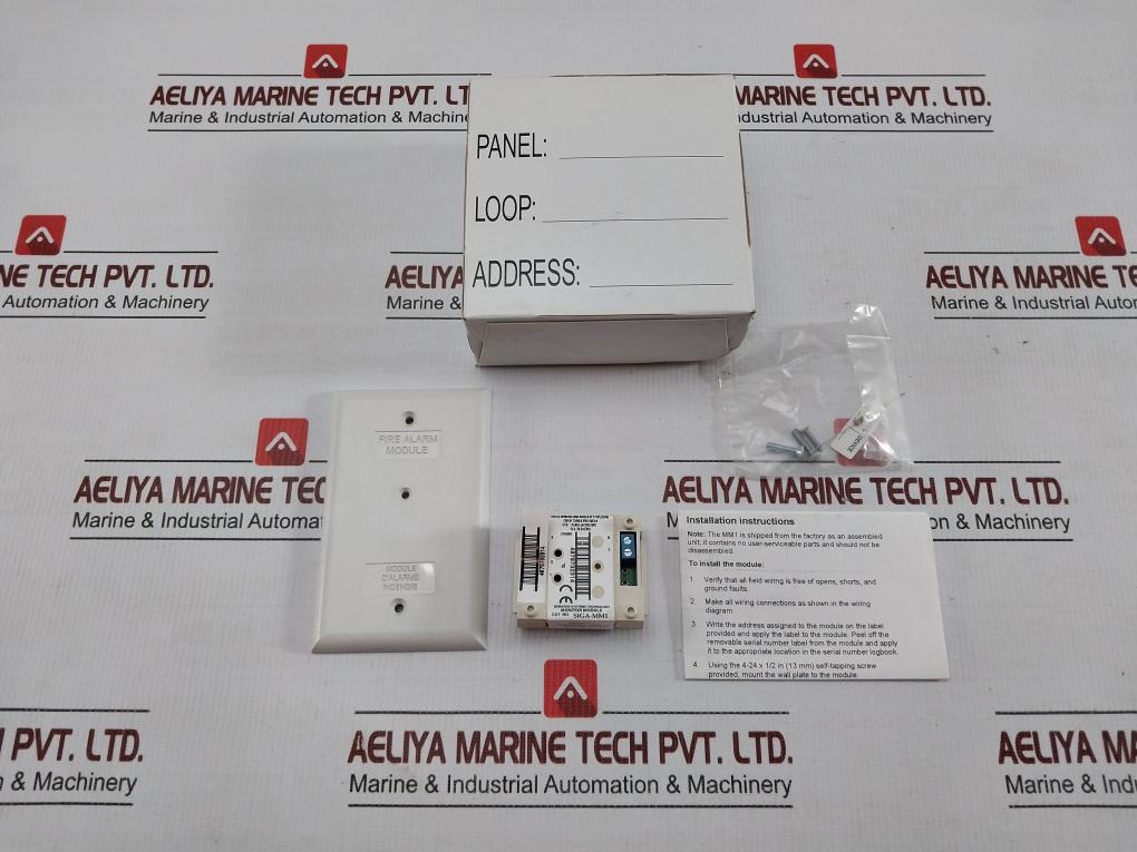 Monitor Alarm Module Edwards Systems Technology Part No. Siga-Mm1